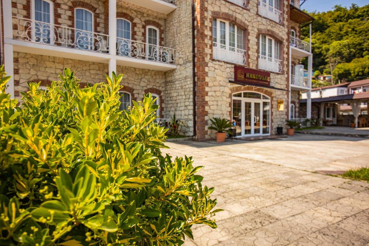 Hotel Nikopoli On Vodopadnaya 21А New Athos Exterior foto